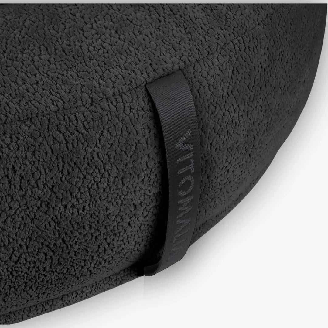 Orthopädisches Donut Hundebett – RePET Teddy in Anthrazit