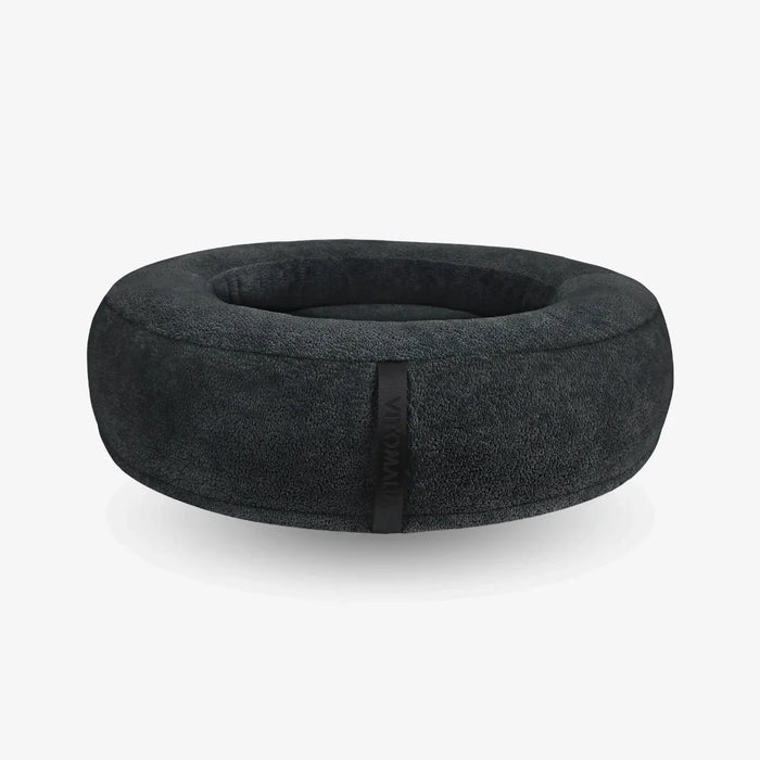 Orthopädisches Donut Hundebett – RePET Teddy in Anthrazit