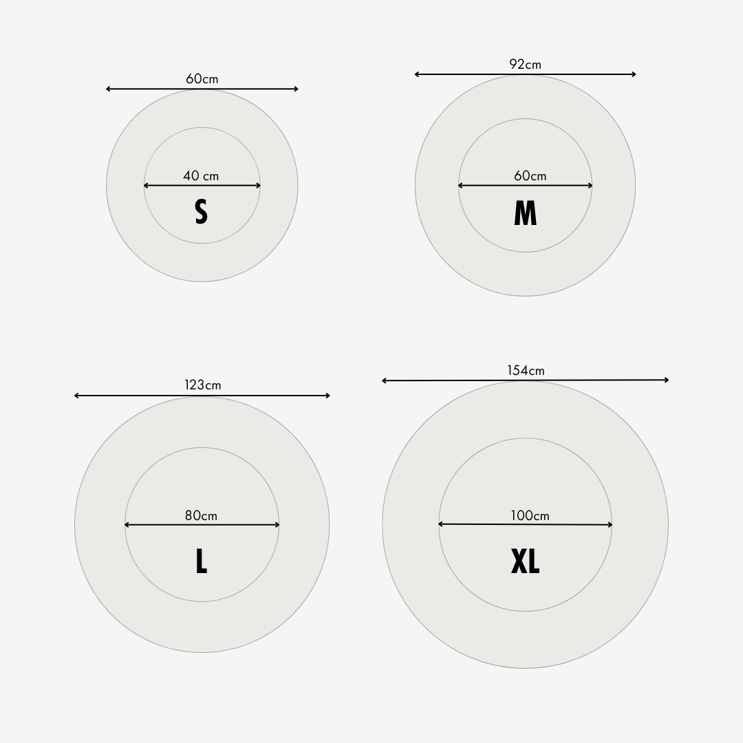 Orthopädisches Donut Hundebett – RePET Teddy in Grau