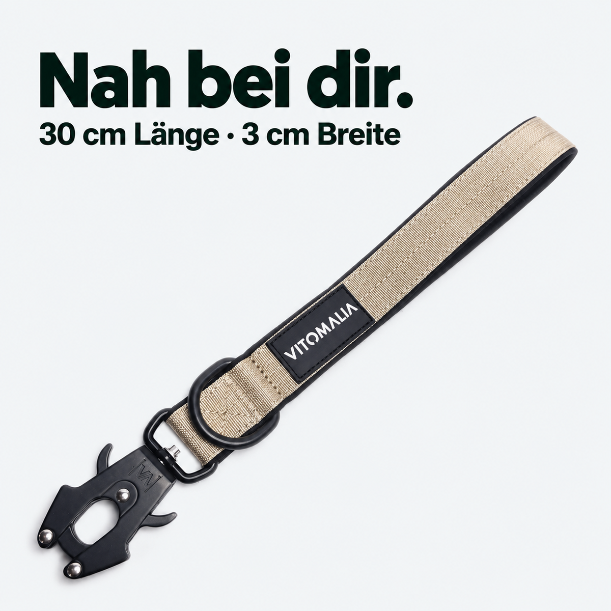 Extreme Edition Kurzführer beige – 30 cm Länge und 3 cm Breite