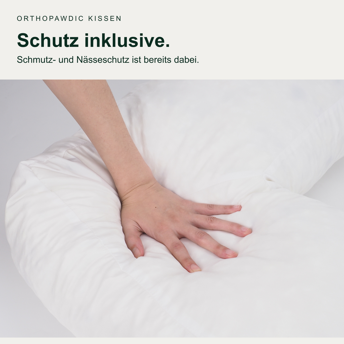 OrthoPawdic Hundekissen Grau – Innenbezug