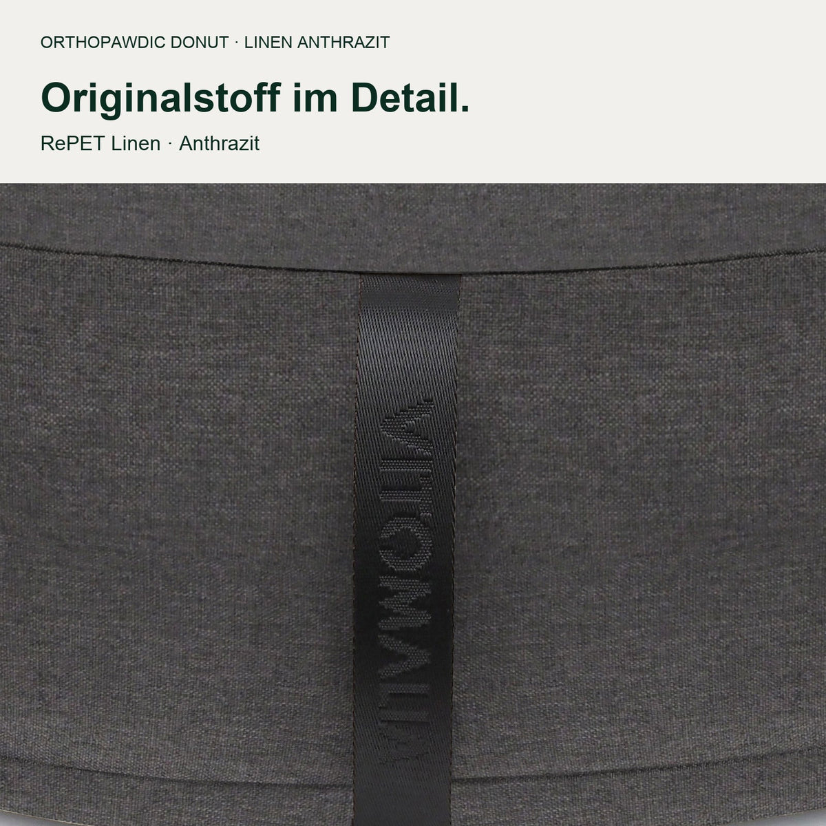 OrthoPawdic donut linen anthrazit – Produktbild 4