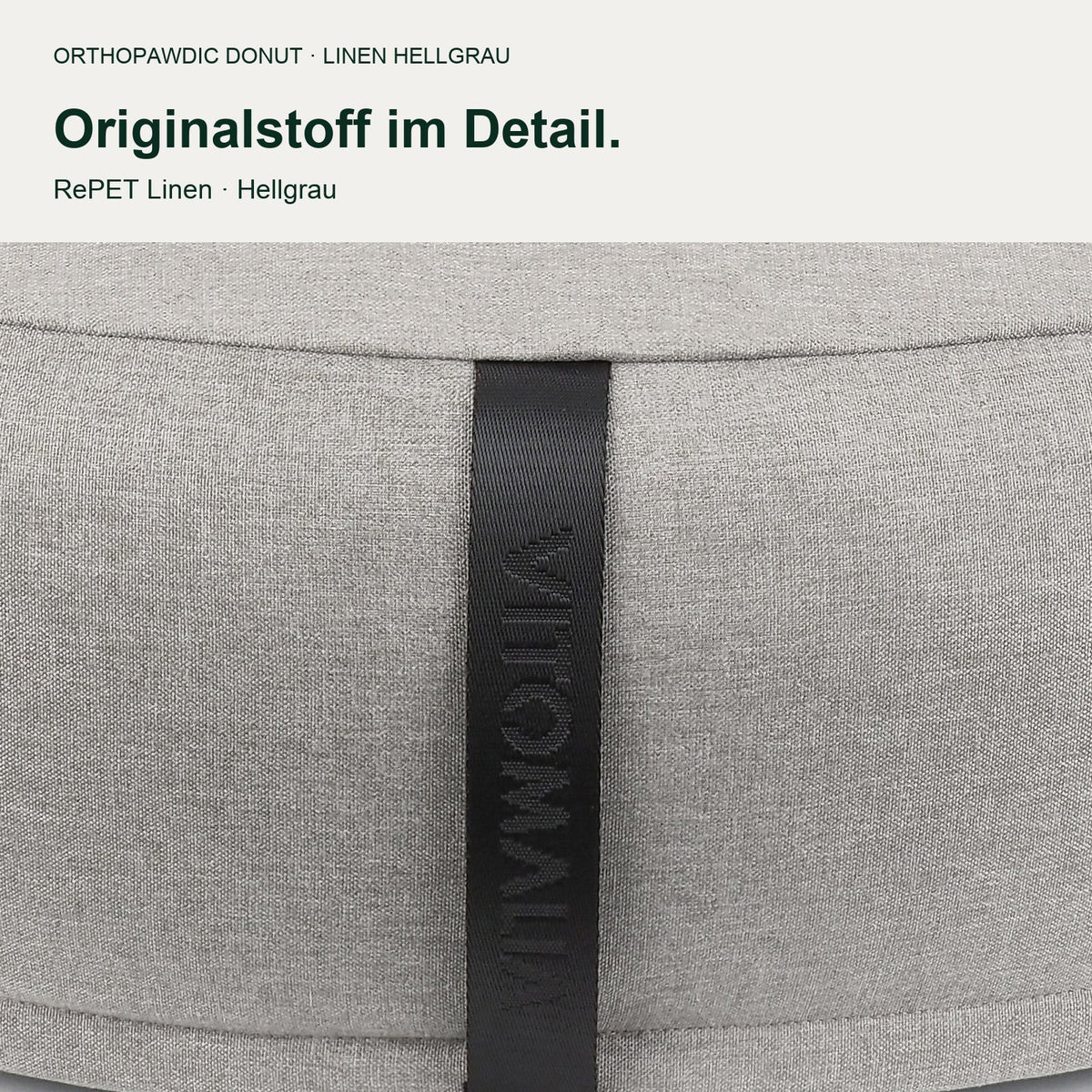 OrthoPawdic donut linen hellgrau – Produktbild 4