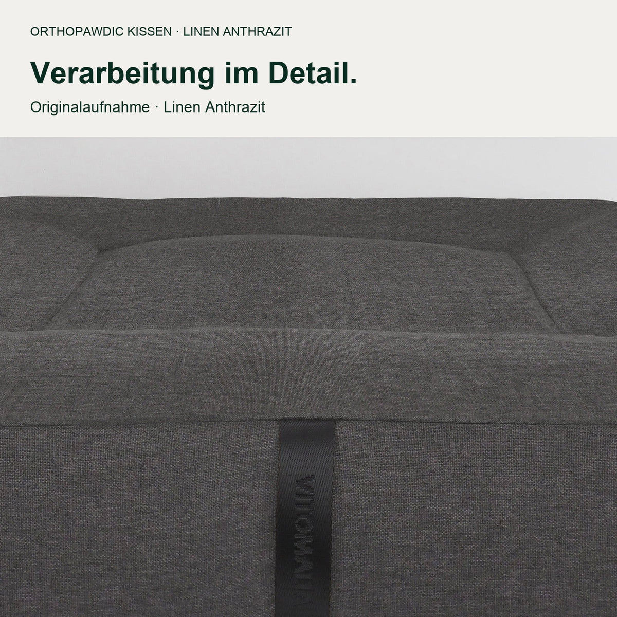 OrthoPawdic kissen linen anthrazit – Produktbild 8
