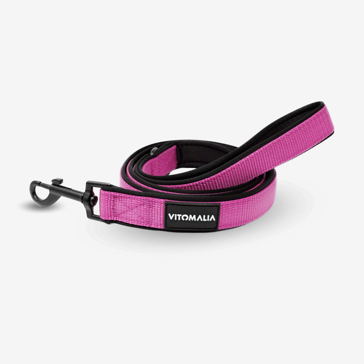 Guinzaglio per cane Classic Nero Edition Pink - con cinturino da polso