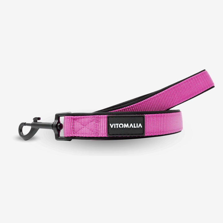 Guinzaglio per cane Classic Nero Edition Pink - con cinturino da polso