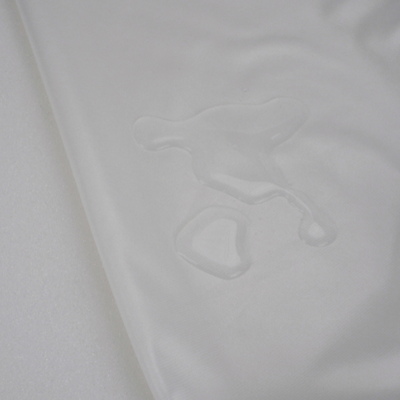 Ergonomic square dog cushion - RePET Linen in light grey