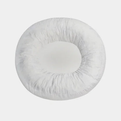 Orthopaedic donut Dog Bed - RePET Linen in beige
