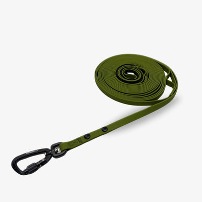 Safety tow rope with HydroTex textured rubber Khaki