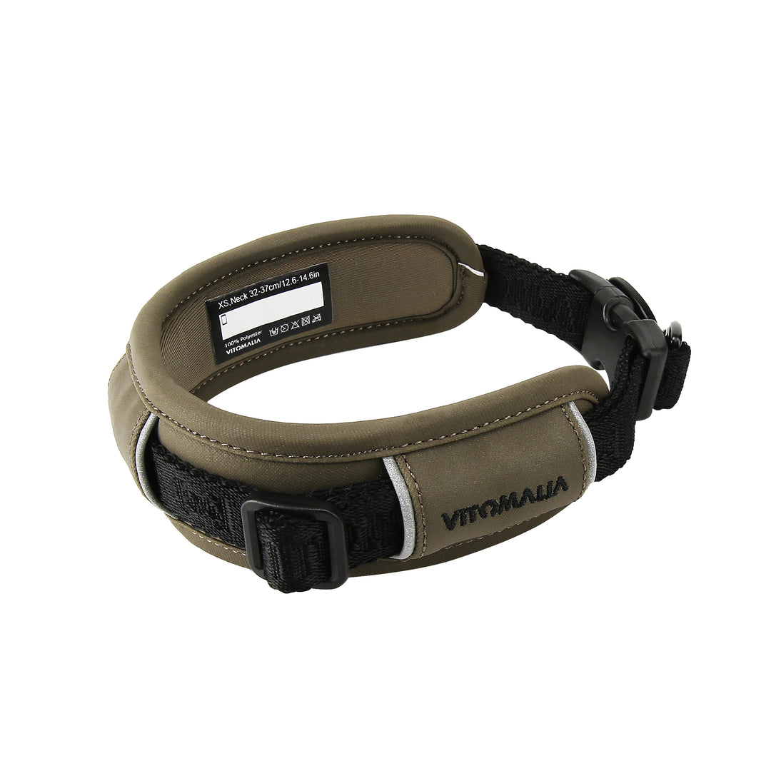 Outdoor Edition Khaki Set - Hundehalsband, Hundegeschirr, Hundeleine - Vitomalia - 