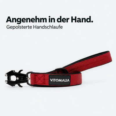 Extreme Edition Führleine bordeaux – Gepolsterte Handschlaufe