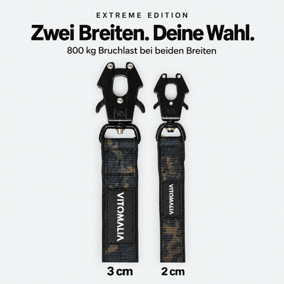 Extreme Edition Führleine camouflage – 2 und 3 cm Breite