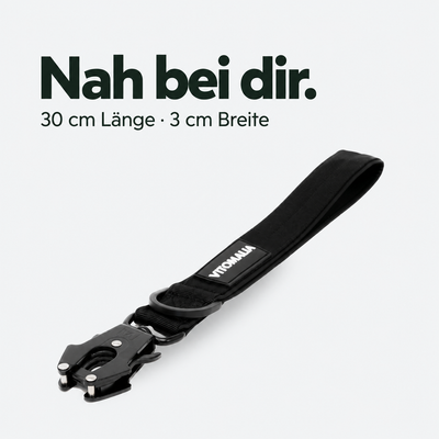 Extreme Edition Kurzführer schwarz – 30 cm Länge und 3 cm Breite
