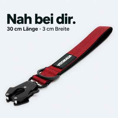 Extreme Edition Kurzführer bordeaux – 30 cm Länge und 3 cm Breite