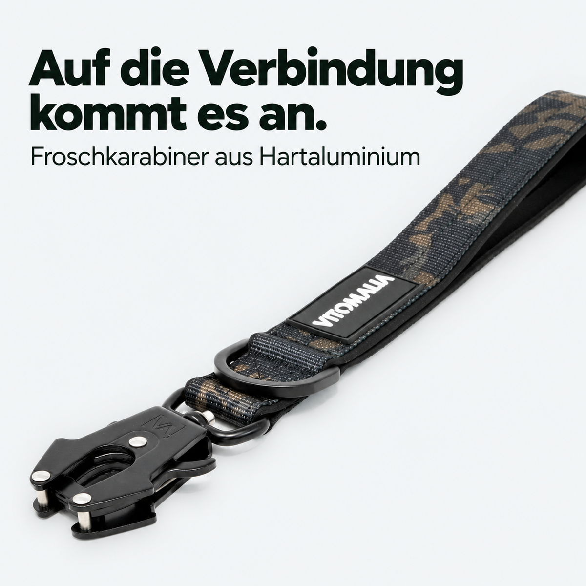 Extreme Edition Kurzführer camouflage – Froschkarabiner aus Hartaluminium