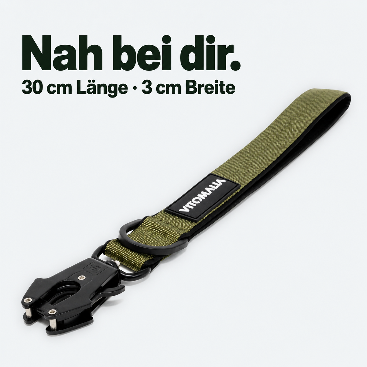 Extreme Edition Kurzführer khaki – 30 cm Länge und 3 cm Breite