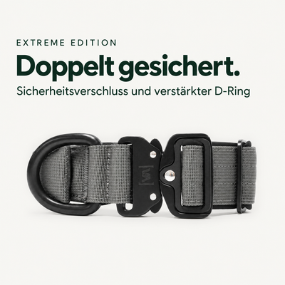 Vitomalia Extreme Edition anthrazit – Doppelt gesichert: Sicherheitsverschluss und verstärkter D-Ring