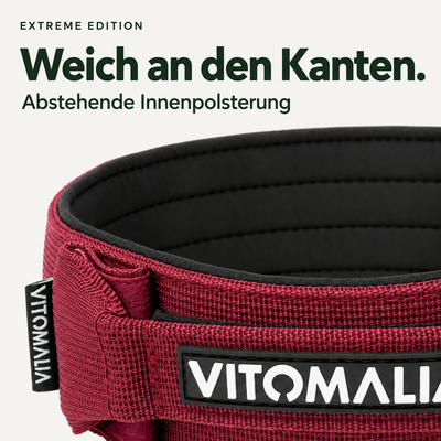 Vitomalia Extreme Edition bordeaux – Abstehende Innenpolsterung