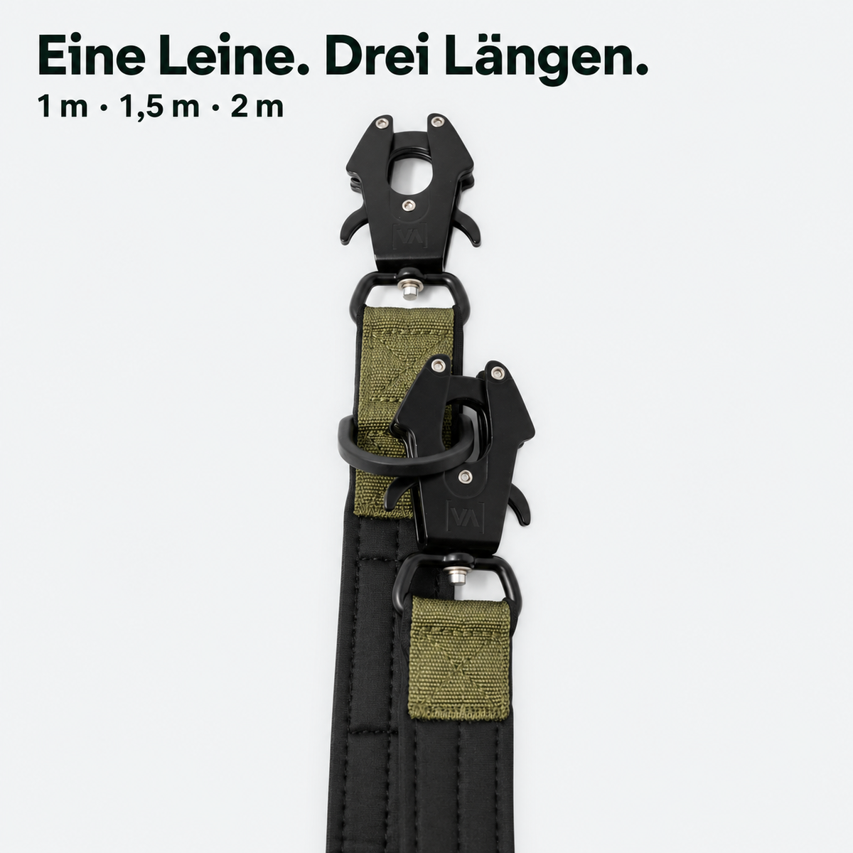 Originalansicht der Verstellringe dieser Leine
