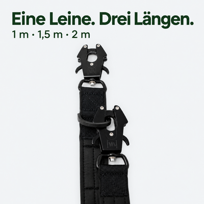 Extreme Edition verstellbare Leine Schwarz – verstellung