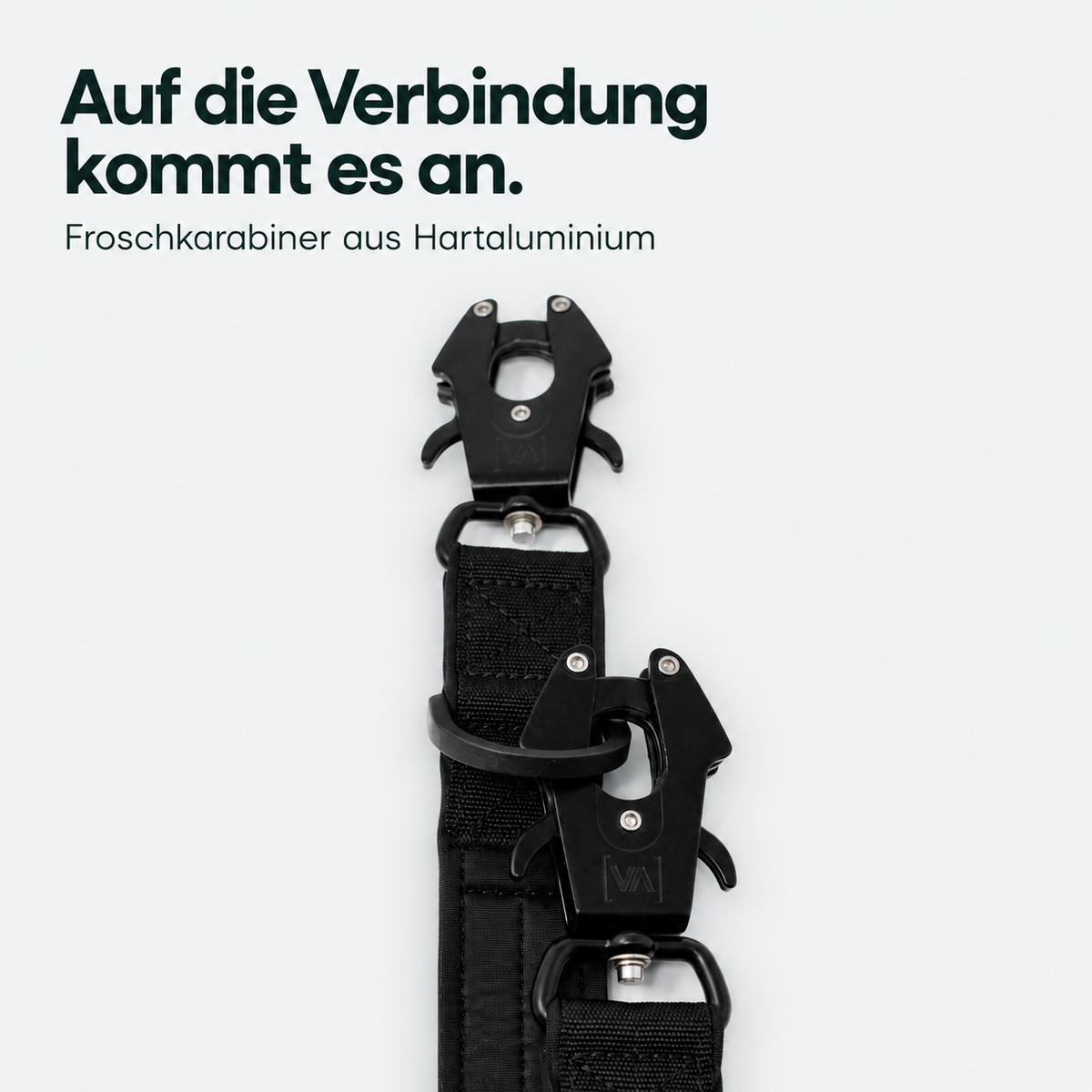 Extreme Edition verstellbare Leine Schwarz – hardware