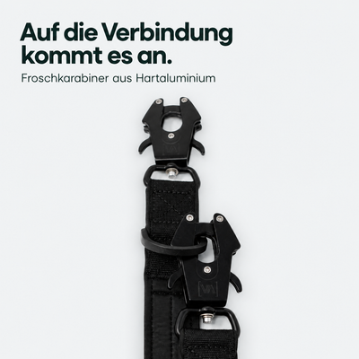 Extreme Edition verstellbare Leine Schwarz – hardware
