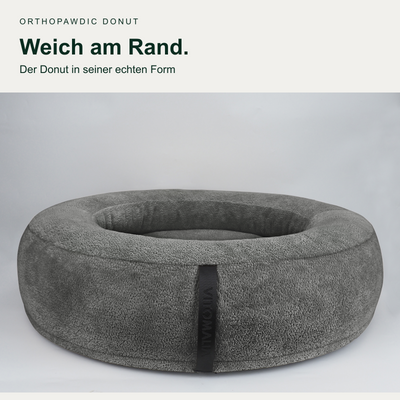 OrthoPawdic Donutbett Grau – Form