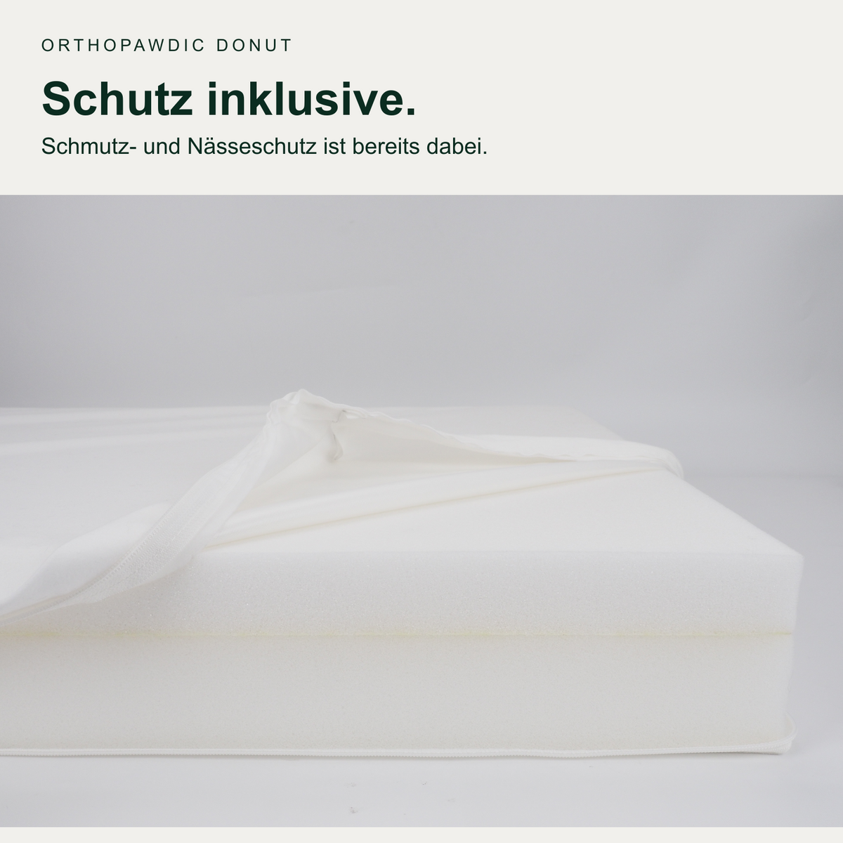 OrthoPawdic Donutbett Grau – Innenbezug