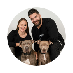 Lui und Paulina mit Vito und Amalia – Vitomalia Online-Hundeschule