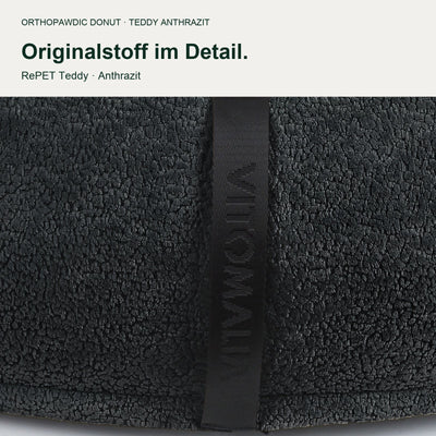 OrthoPawdic donut teddy anthrazit – Produktbild 4