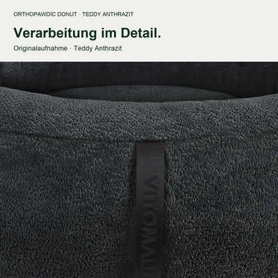 OrthoPawdic donut teddy anthrazit – Produktbild 8