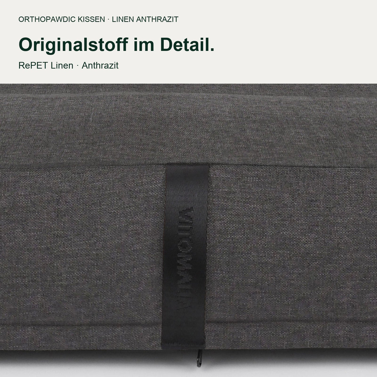 OrthoPawdic kissen linen anthrazit – Produktbild 4