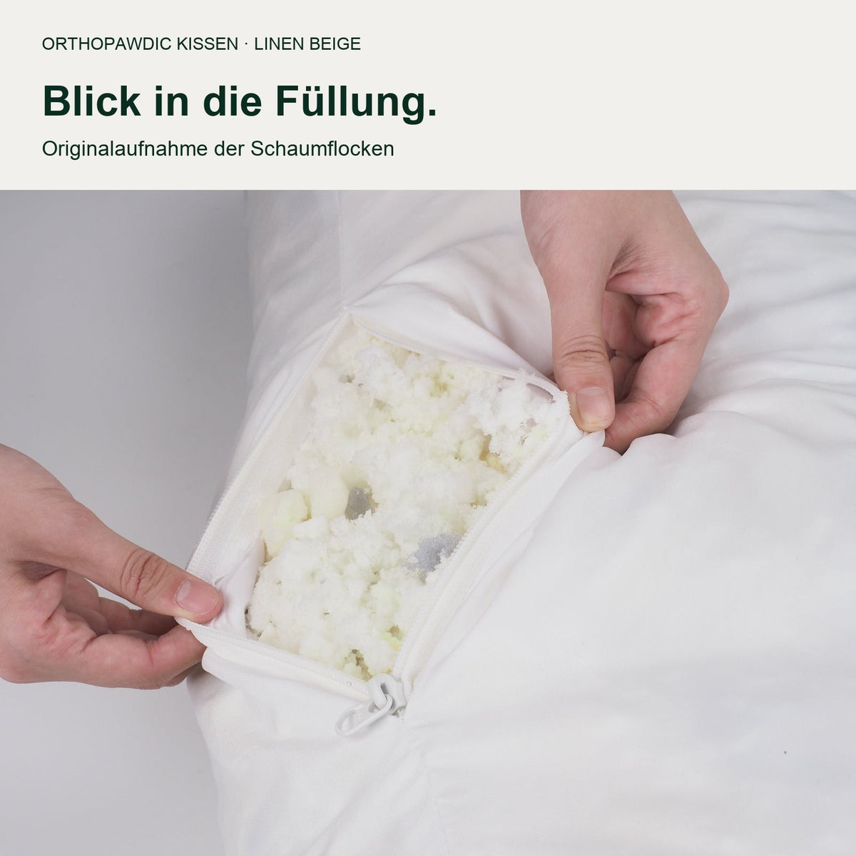 OrthoPawdic kissen linen beige – Produktbild 3