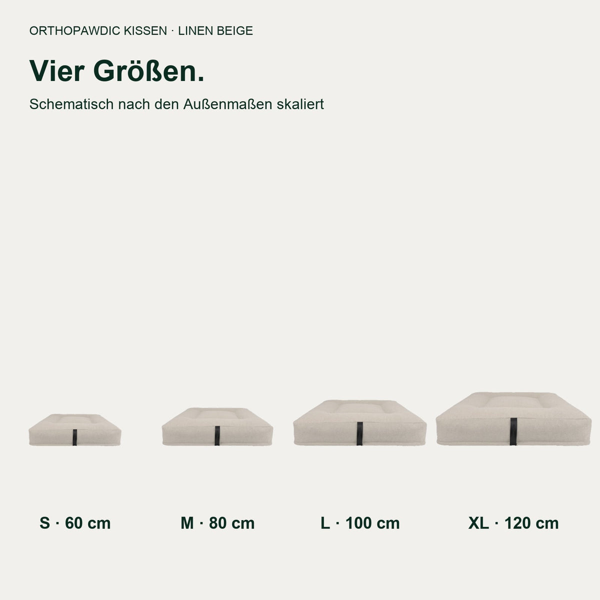 OrthoPawdic kissen linen beige – Produktbild 5