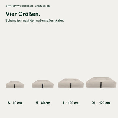 OrthoPawdic kissen linen beige – Produktbild 5