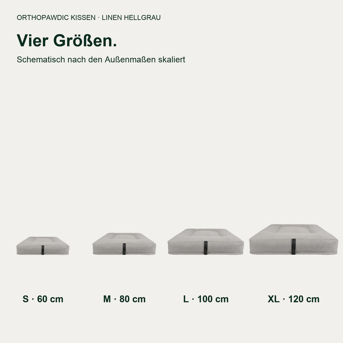 OrthoPawdic kissen linen hellgrau – Produktbild 5