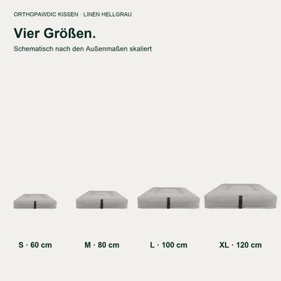 OrthoPawdic kissen linen hellgrau – Produktbild 5