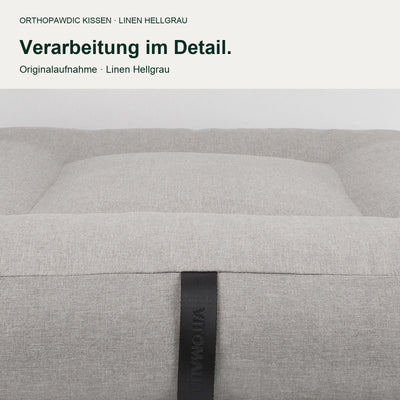 OrthoPawdic kissen linen hellgrau – Produktbild 8