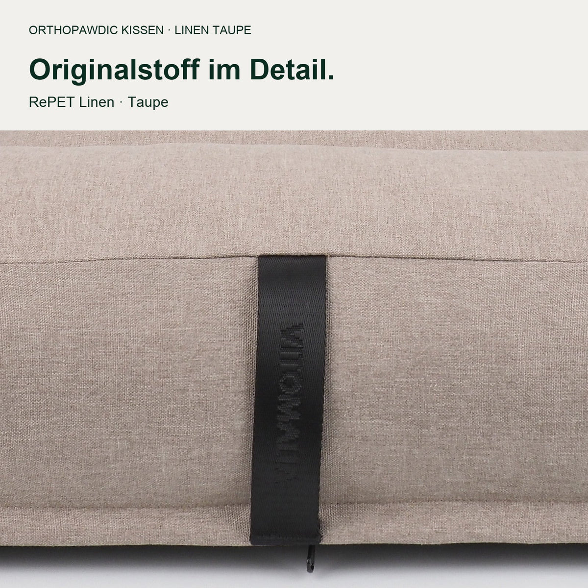 OrthoPawdic kissen linen taupe – Produktbild 4