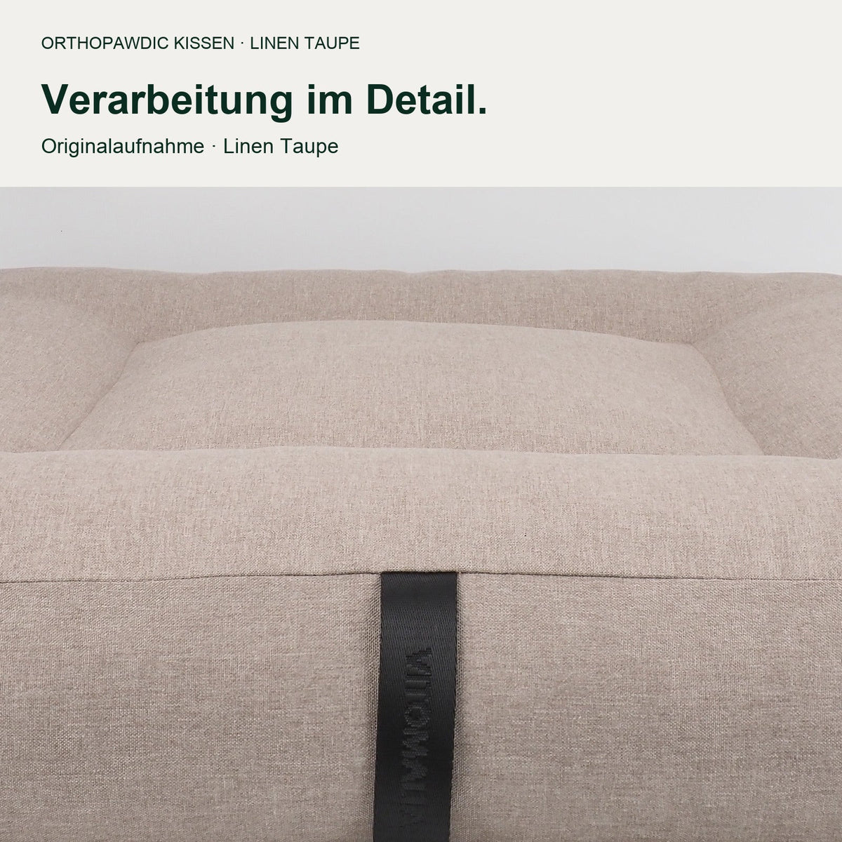 OrthoPawdic kissen linen taupe – Produktbild 8