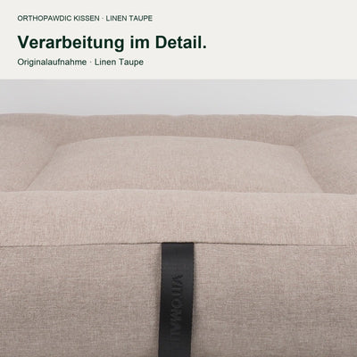 OrthoPawdic kissen linen taupe – Produktbild 8