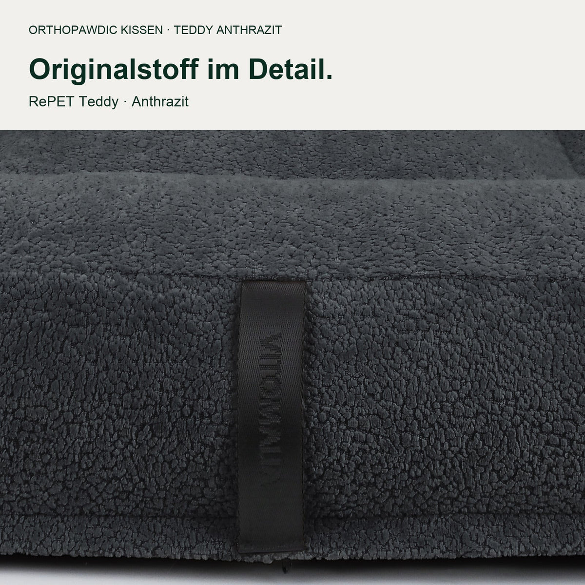 OrthoPawdic kissen teddy anthrazit – Produktbild 4