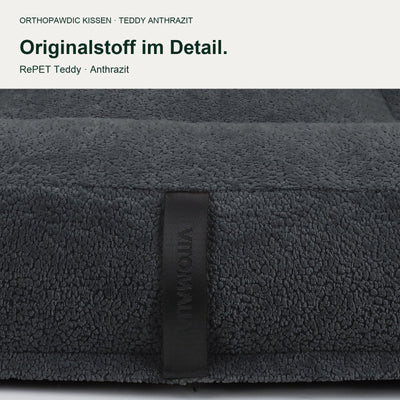 OrthoPawdic kissen teddy anthrazit – Produktbild 4