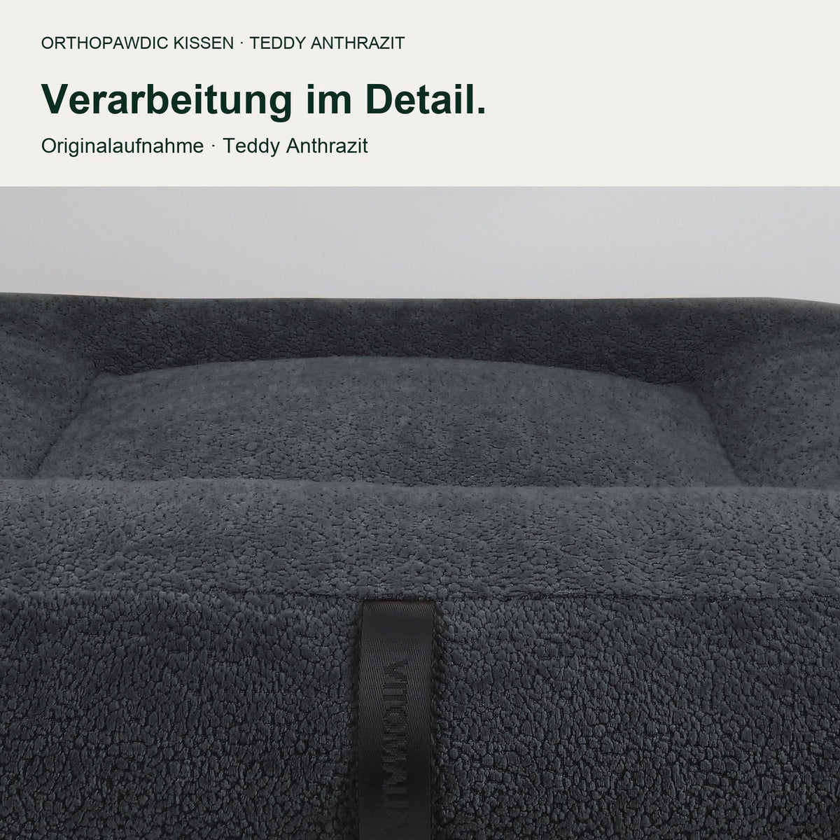 OrthoPawdic kissen teddy anthrazit – Produktbild 8