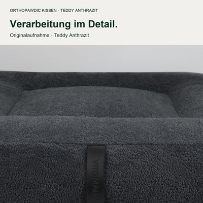 OrthoPawdic kissen teddy anthrazit – Produktbild 8