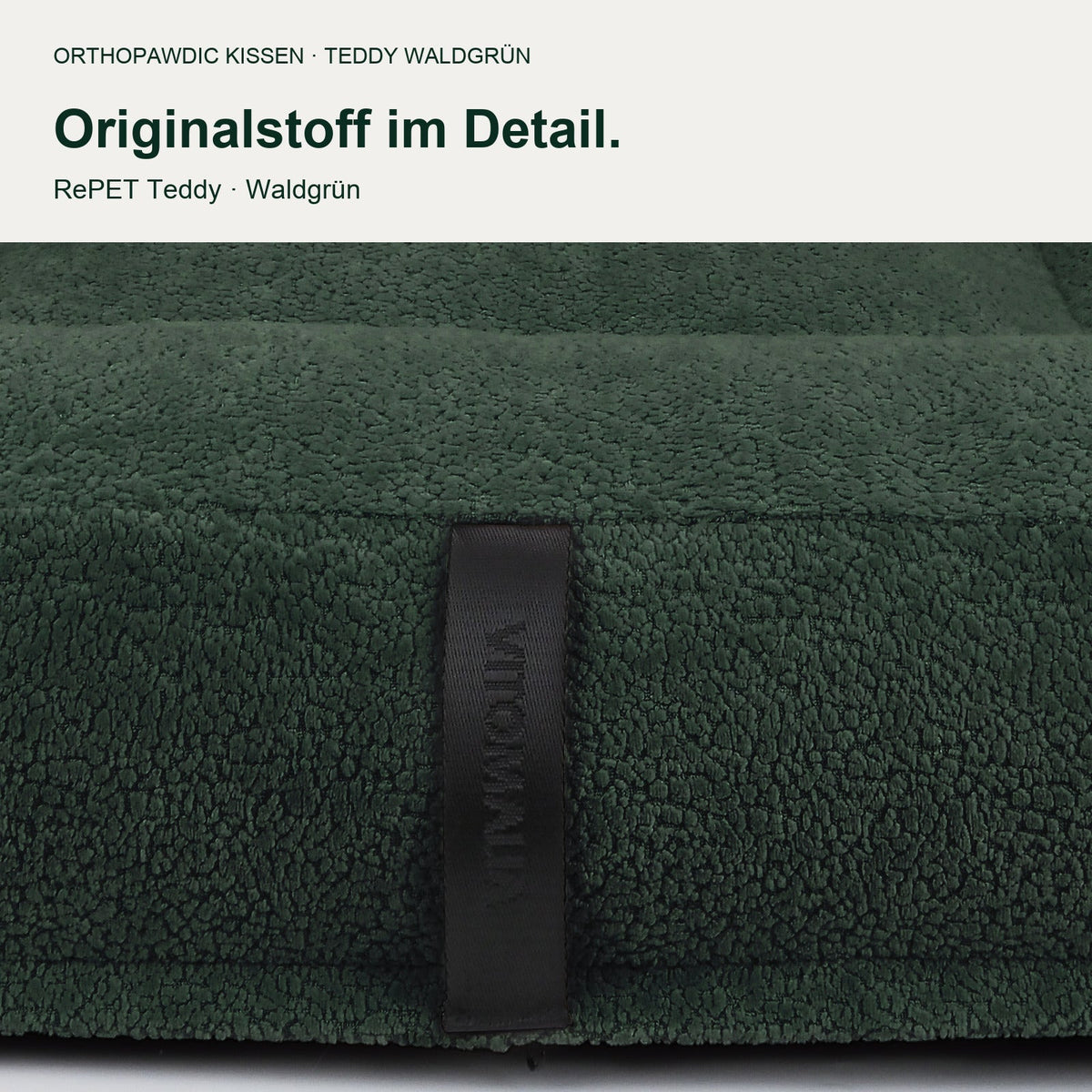 OrthoPawdic kissen teddy waldgruen – Produktbild 4