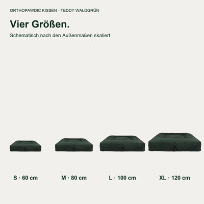 OrthoPawdic kissen teddy waldgruen – Produktbild 5